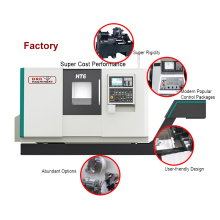 5-Achse CNC Turning Drehzentrum HT6 Genaue Verarbeitung Dual Spindel Automatische Drehmaschinen 12-Station-Kraft Driven Turm